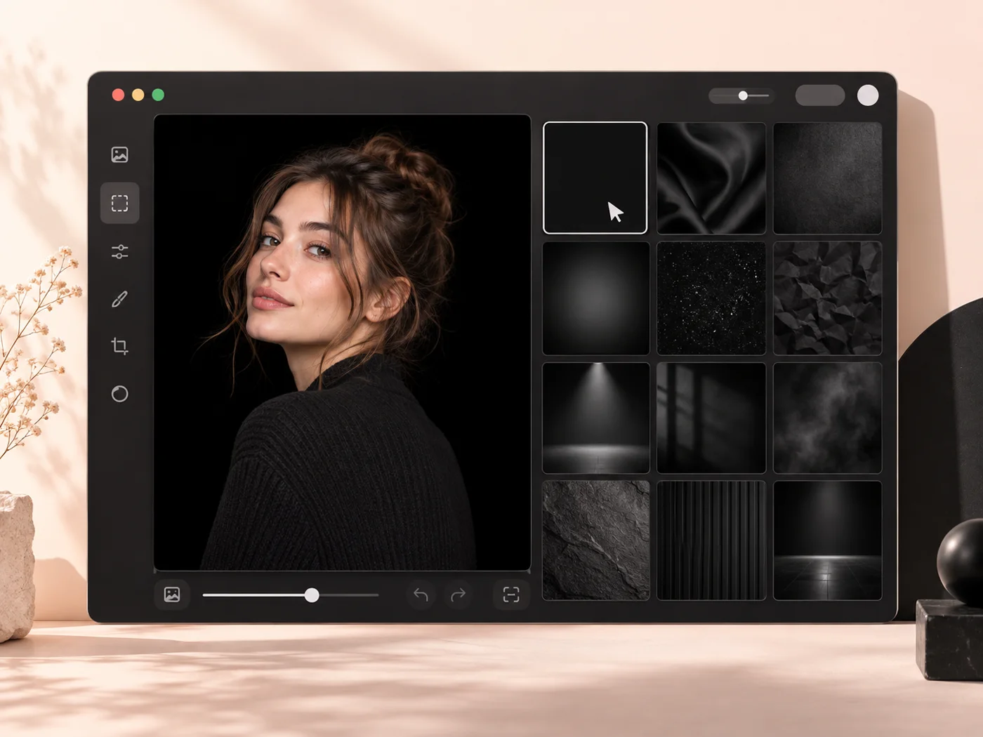 StickerAI black background editing workflow