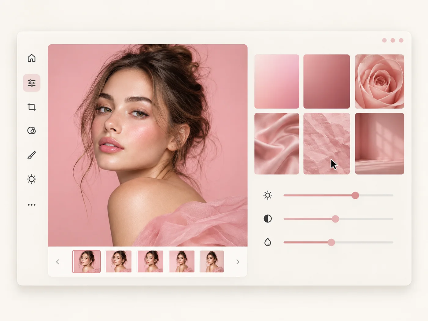 StickerAI pink background editing workflow